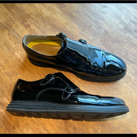 Cole Haan Patent Leather Double Monks - Picture 4 of 12